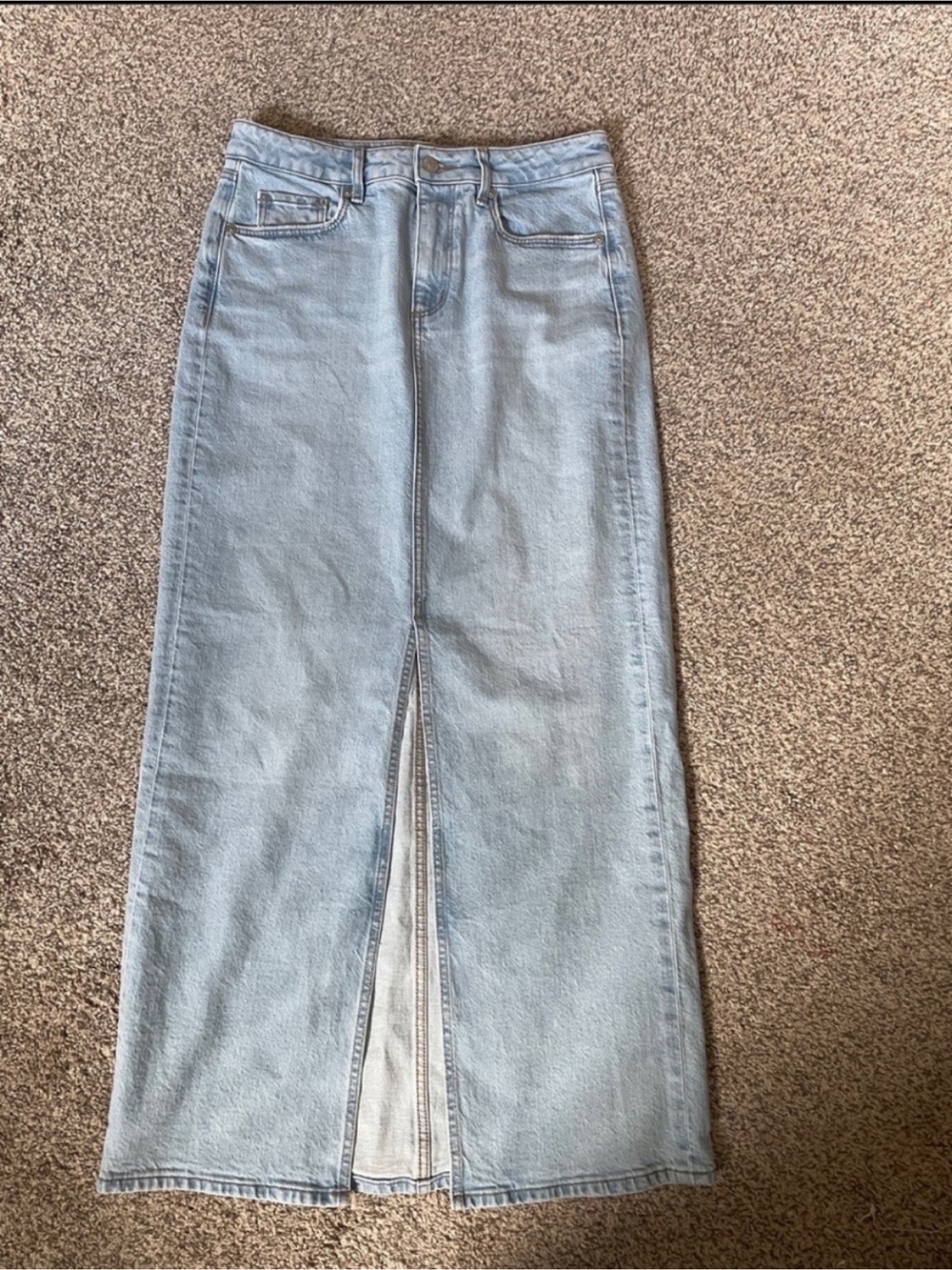 LOFT denim skirt